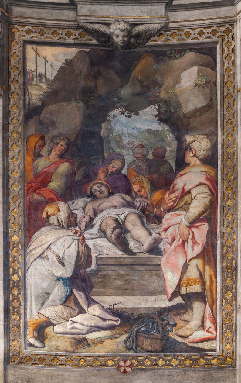 Lamentação de Cristo (fresco) de Camillo Procaccini