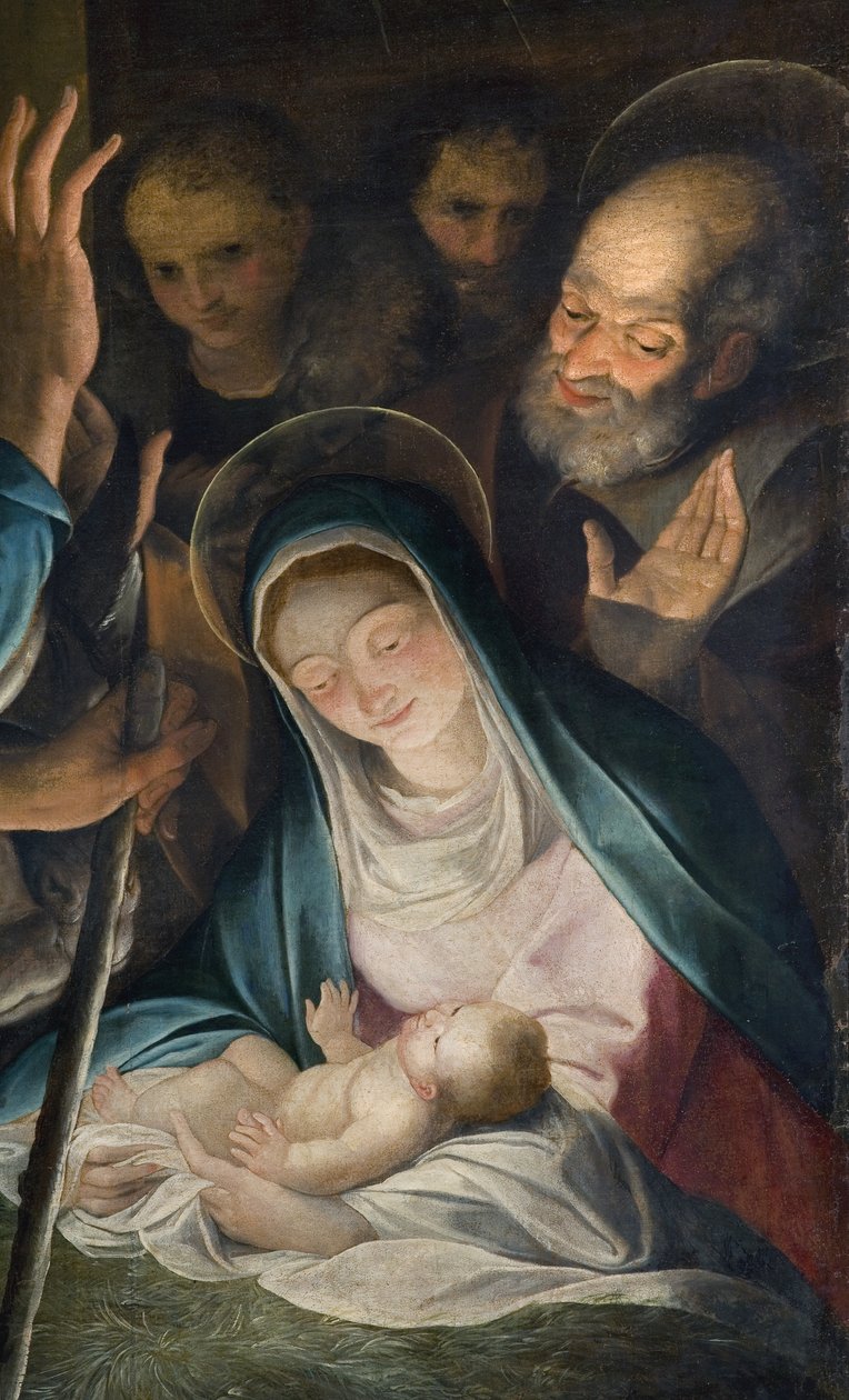 Natividade, detalhe de 3498491 de Camillo Procaccini