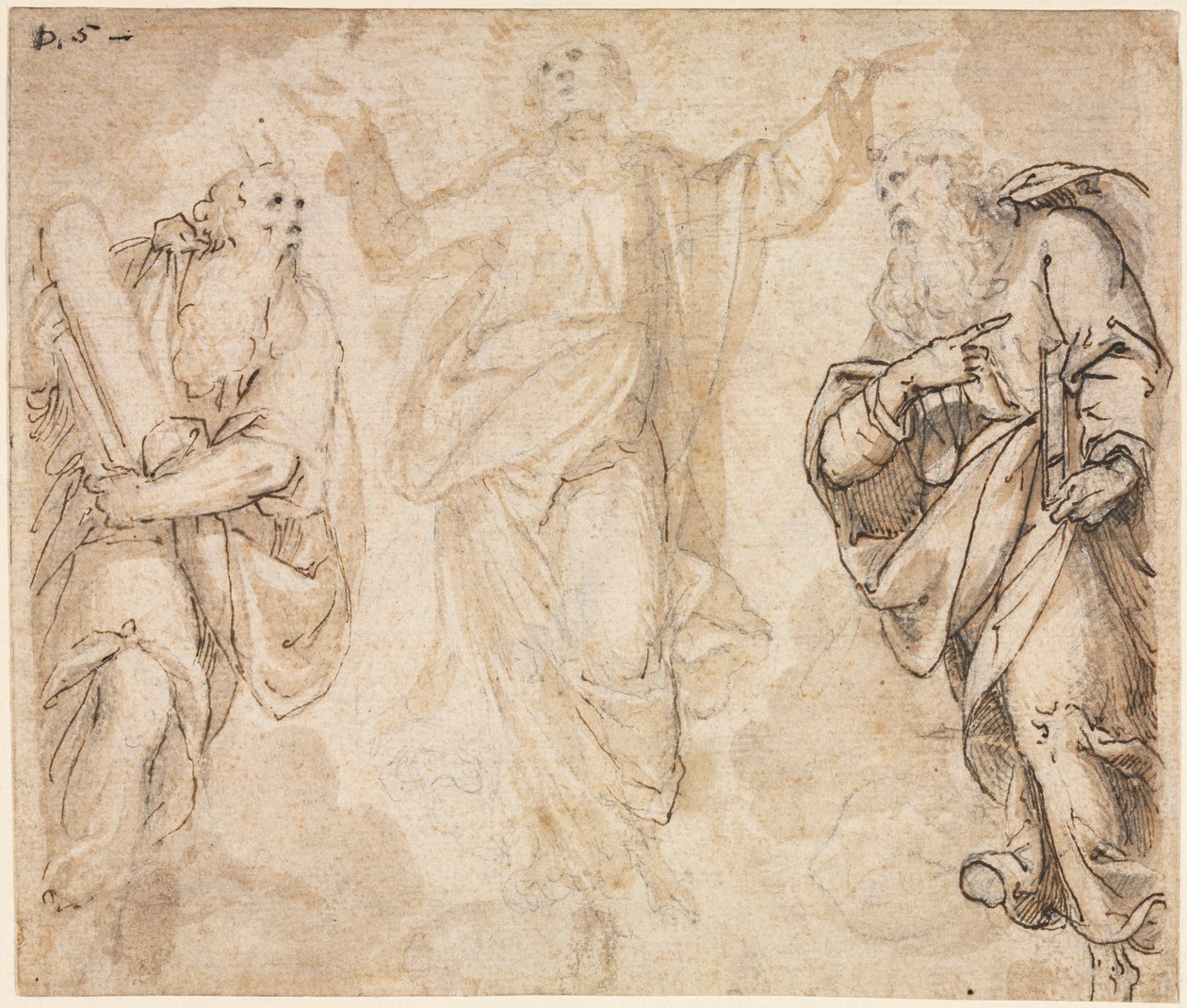 A Transfiguração anterior, c. 1590 de Camillo Procaccini