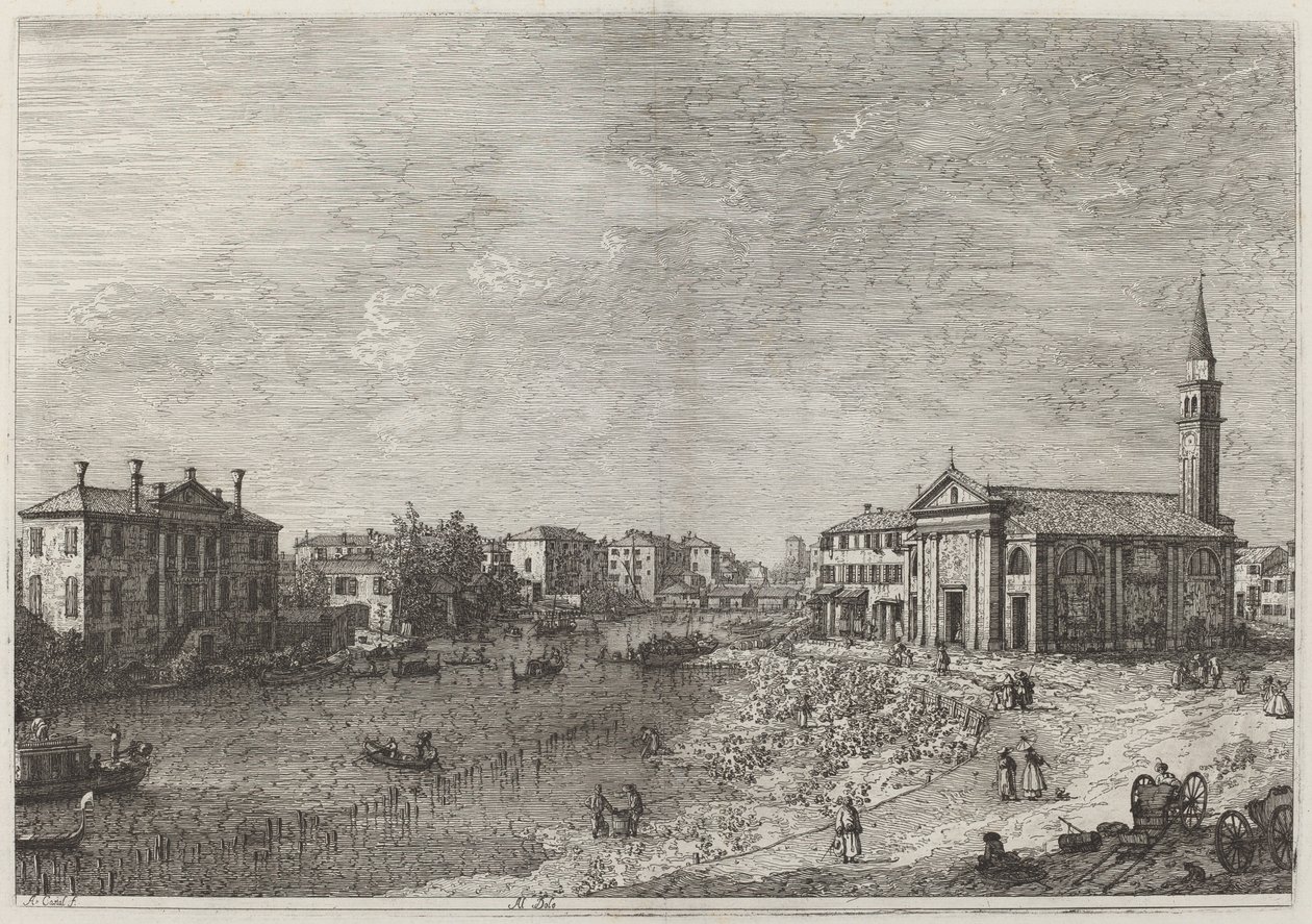 Al Dolo, c. 17351746. de Canaletto