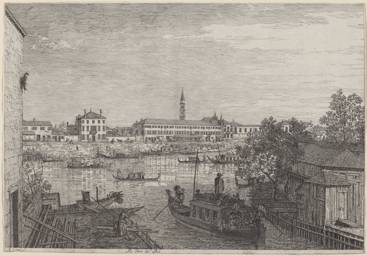 Ale Porto del Dolo de Canaletto