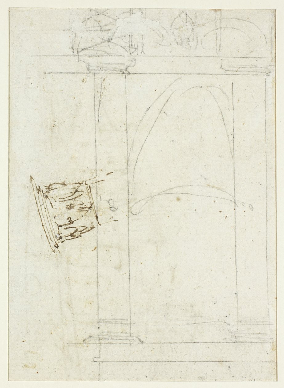 Esboços arquitetônicos de Canaletto