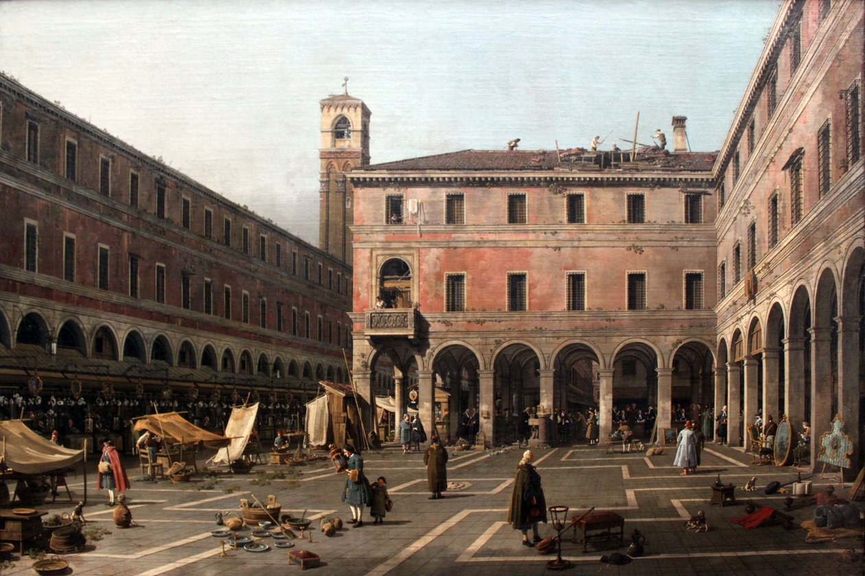 Campo di Rialto de Giovanni Antonio Canal