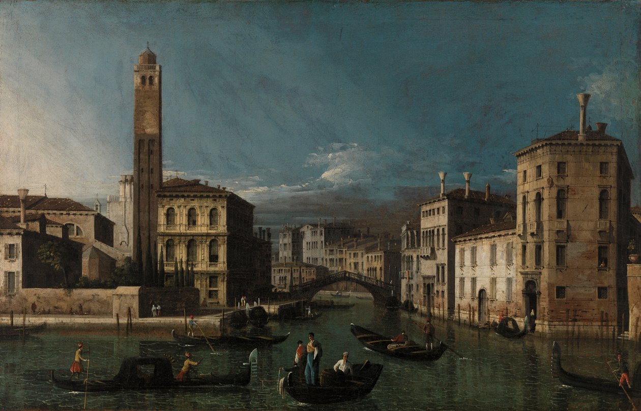 Grande Canal: San Geremia e a Entrada para o Cannaregio de Canaletto