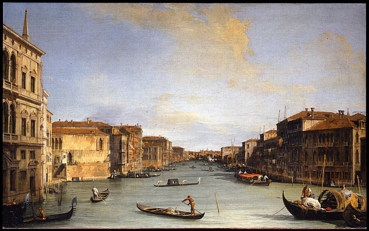 Italiano:  Veduta del Canal Grande Vista do Grande Canal de Canaletto