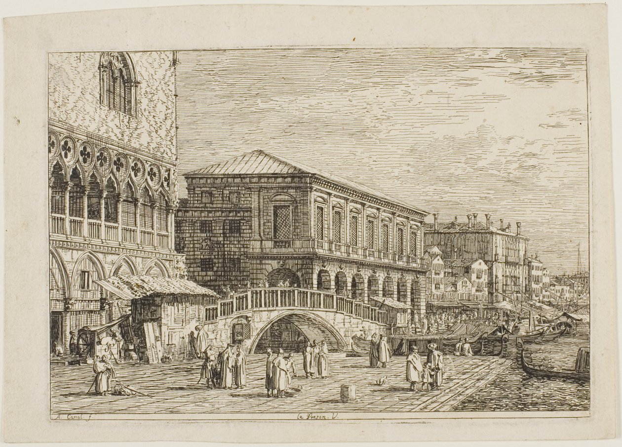 o Preson. V., da Vedute de Canaletto