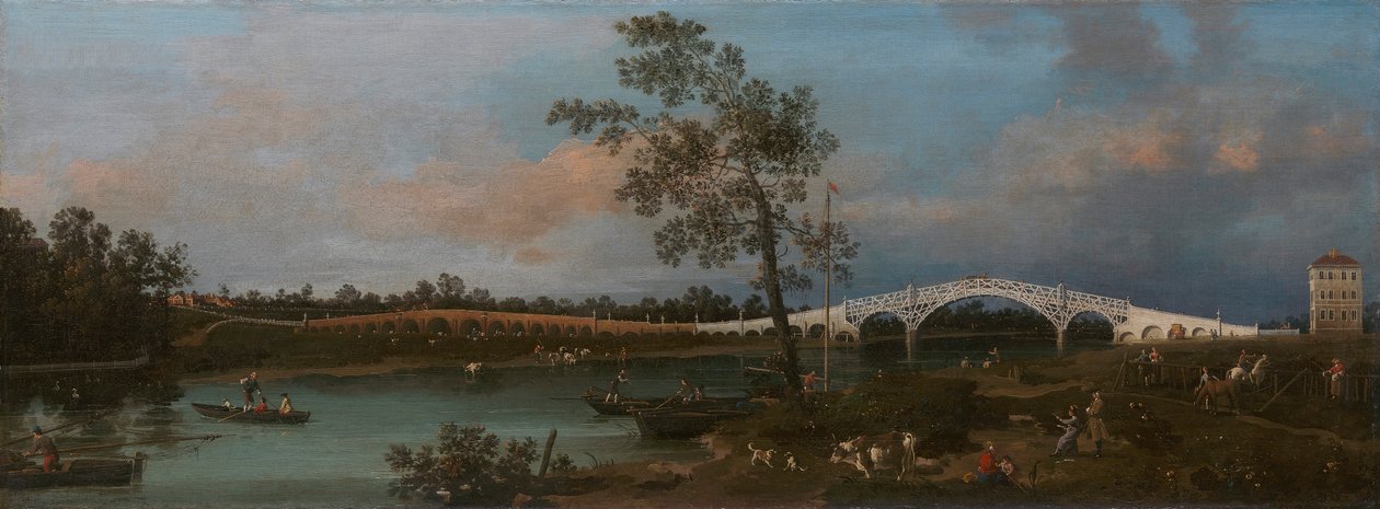 A velha ponte Walton de Canaletto