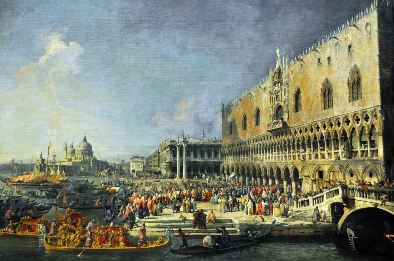 Receção do Embaixador de França em Veneza de Canaletto