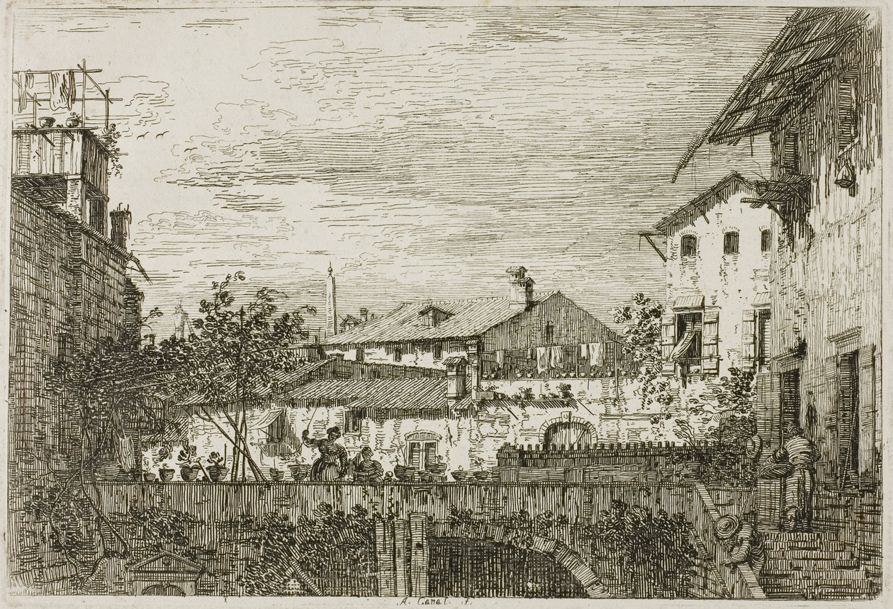 O Terraço, de Vedute de Canaletto