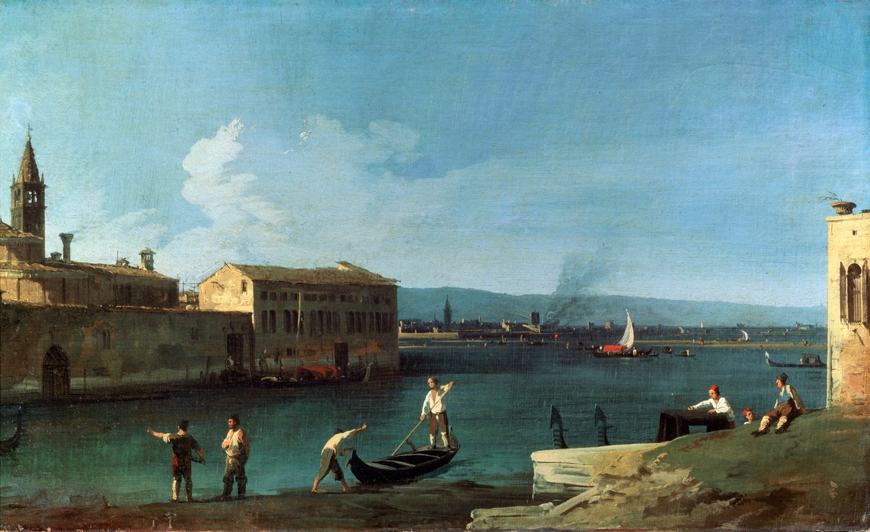 Vista de Veneza, século XVIII de Giovanni Antonio Canal