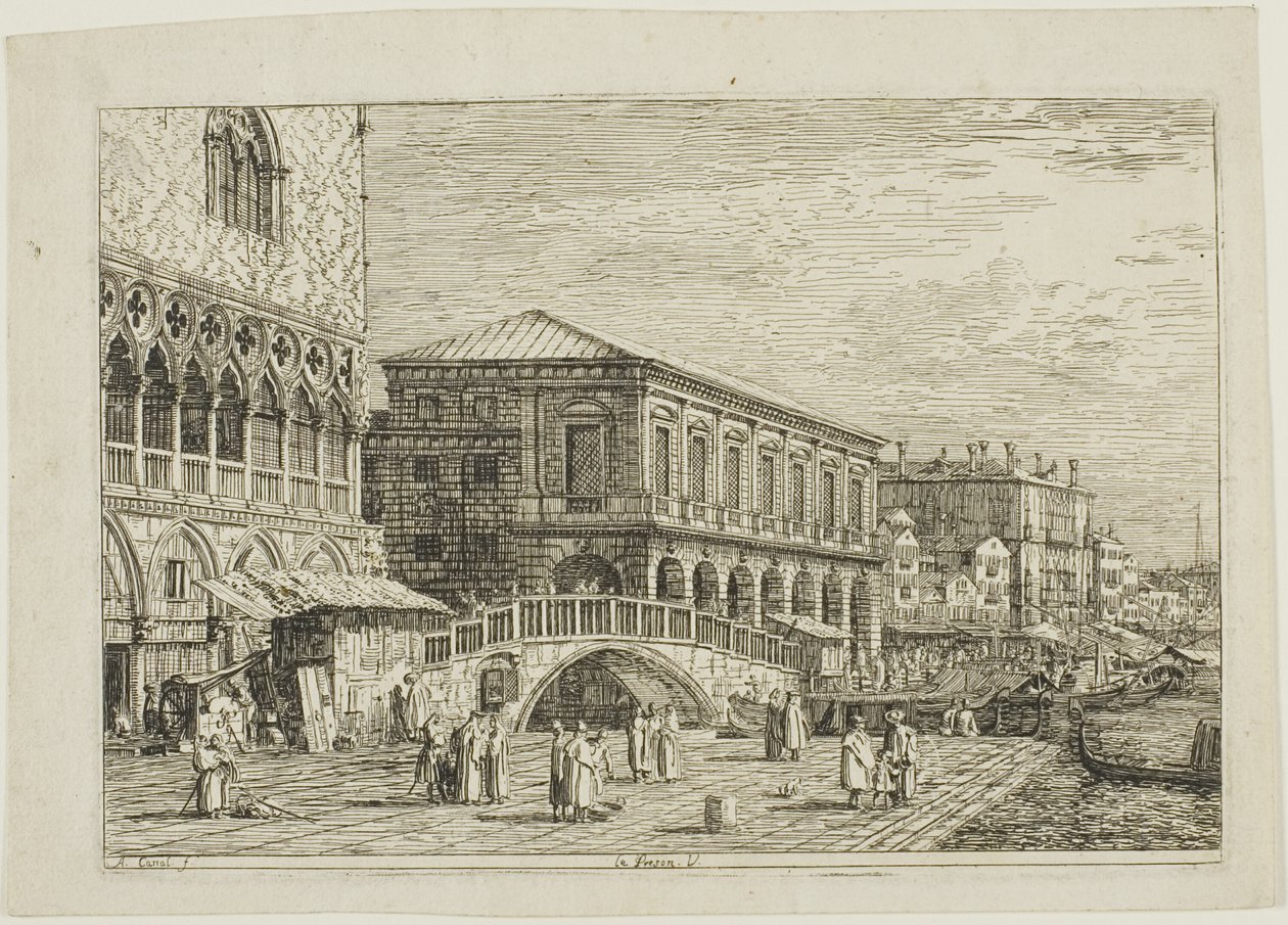 o Preson. V., da Vedute de Canaletto
