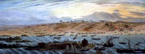 Embarque das Tropas Argentinas na 