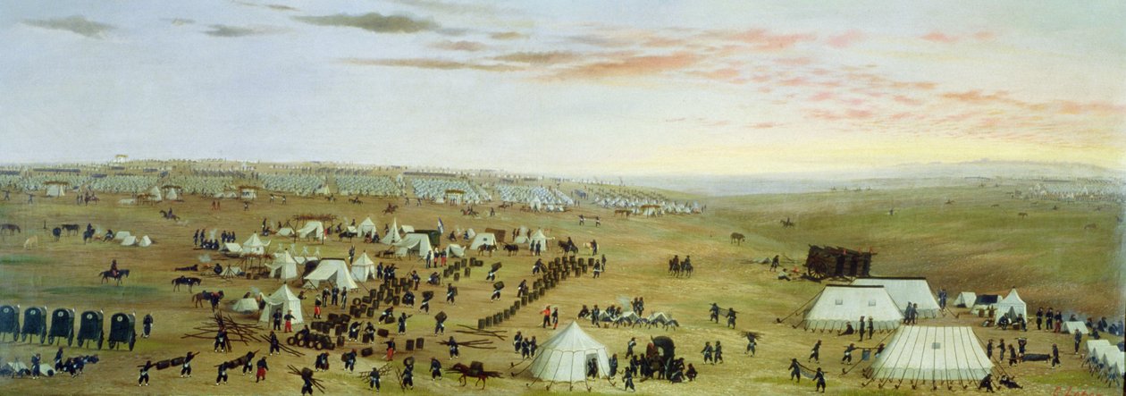 Acampamento Uruguaiana, Rio Grande, Brasil de Candido Lopez