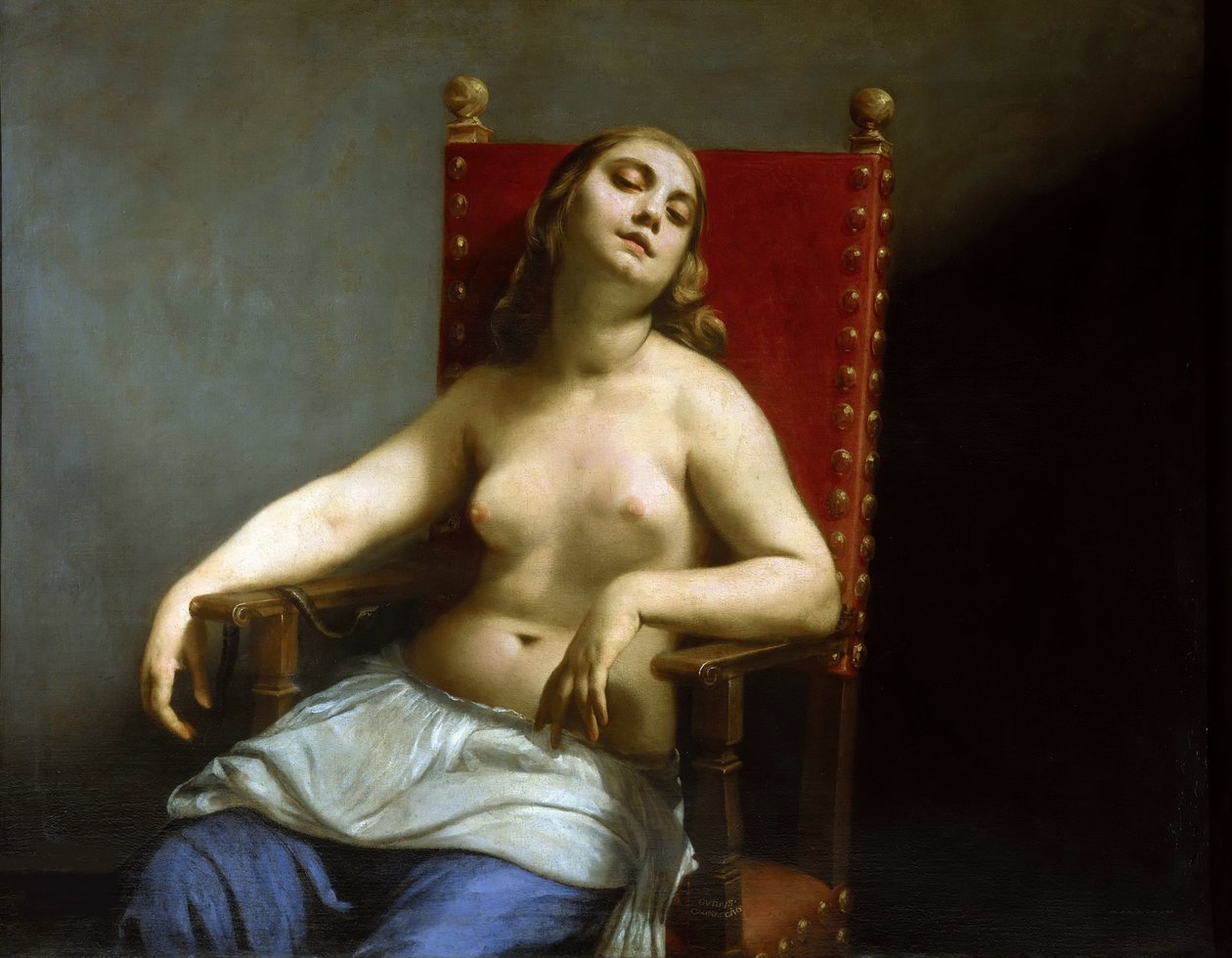 A Morte de Cleópatra, 1660. de Canlassi