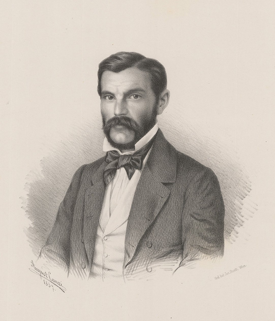 Retrato de László Thenke de Canzi Ágost Elek