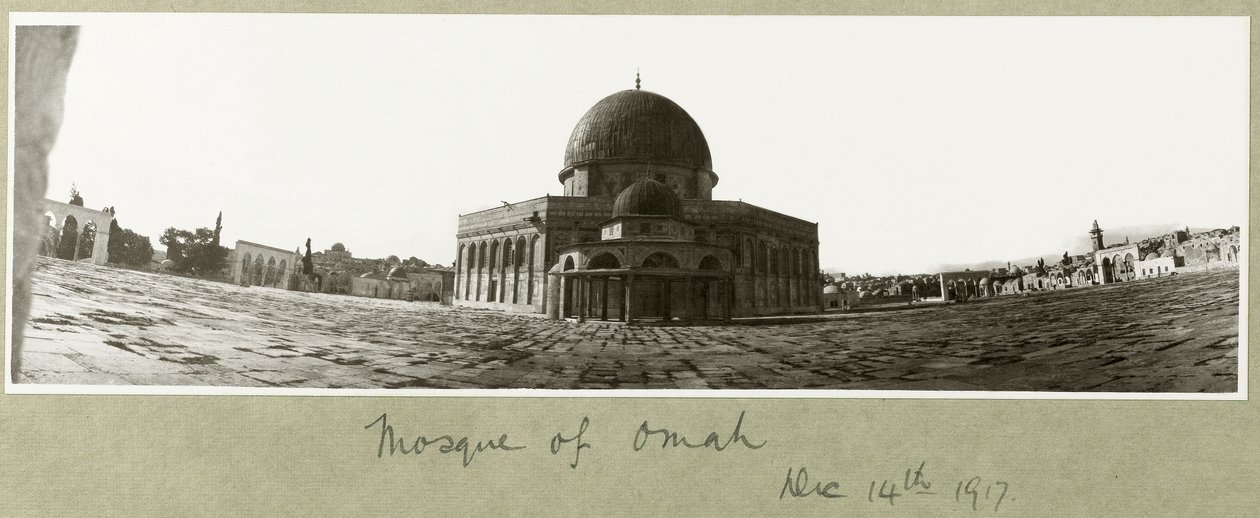 Mesquita de Omar, 14 de dezembro de 1917 de Capt. Arthur Rhodes