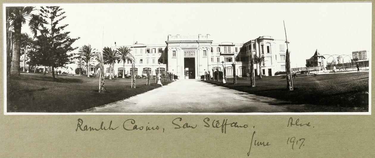 Ramleh Casino, San Stefano, junho de 1917 de Capt. Arthur Rhodes