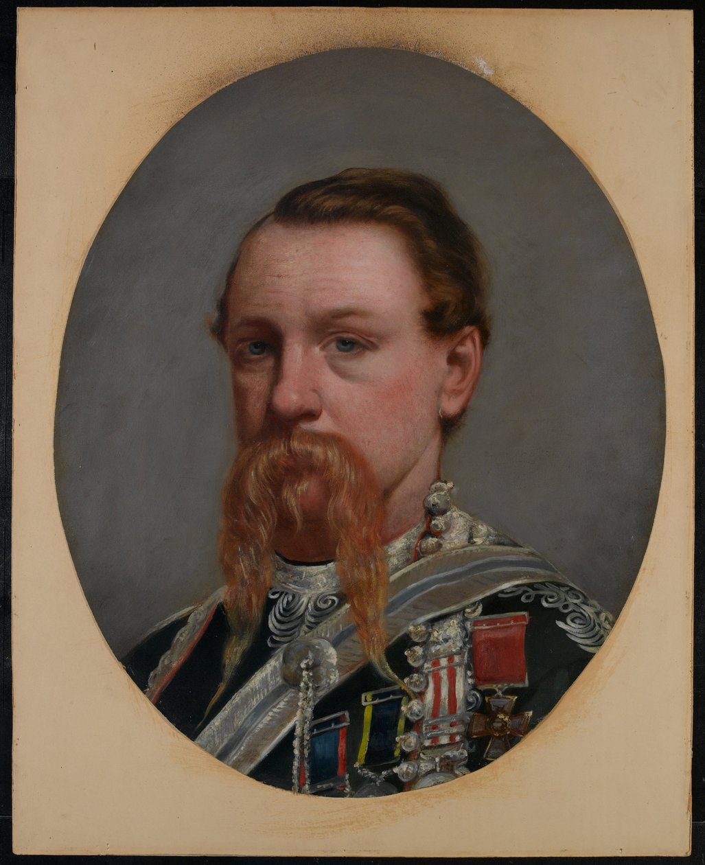 Major Frederick Robertson Aikman, VC, 4ª Infantaria Nativa de Bengala, c.1860 de Capt. I.A. Goldingham