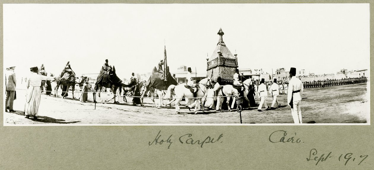 Tapete Sagrado, Cairo, setembro de 1917 de Capt. Arthur Rhodes