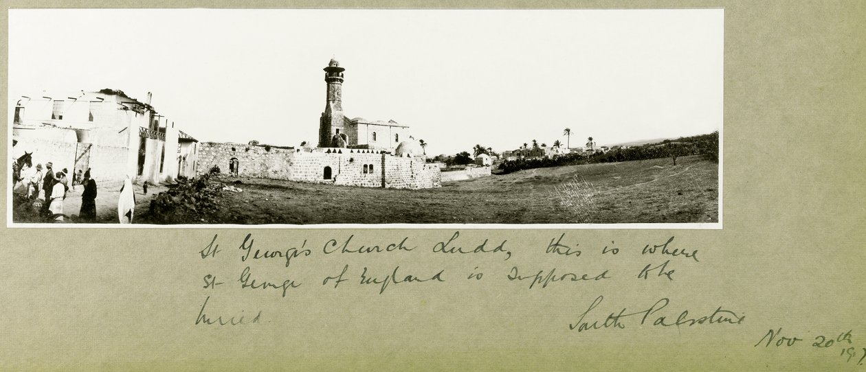 Igreja de São Jorge, Ludd, 2 de dezembro de 1917 de Capt. Arthur Rhodes