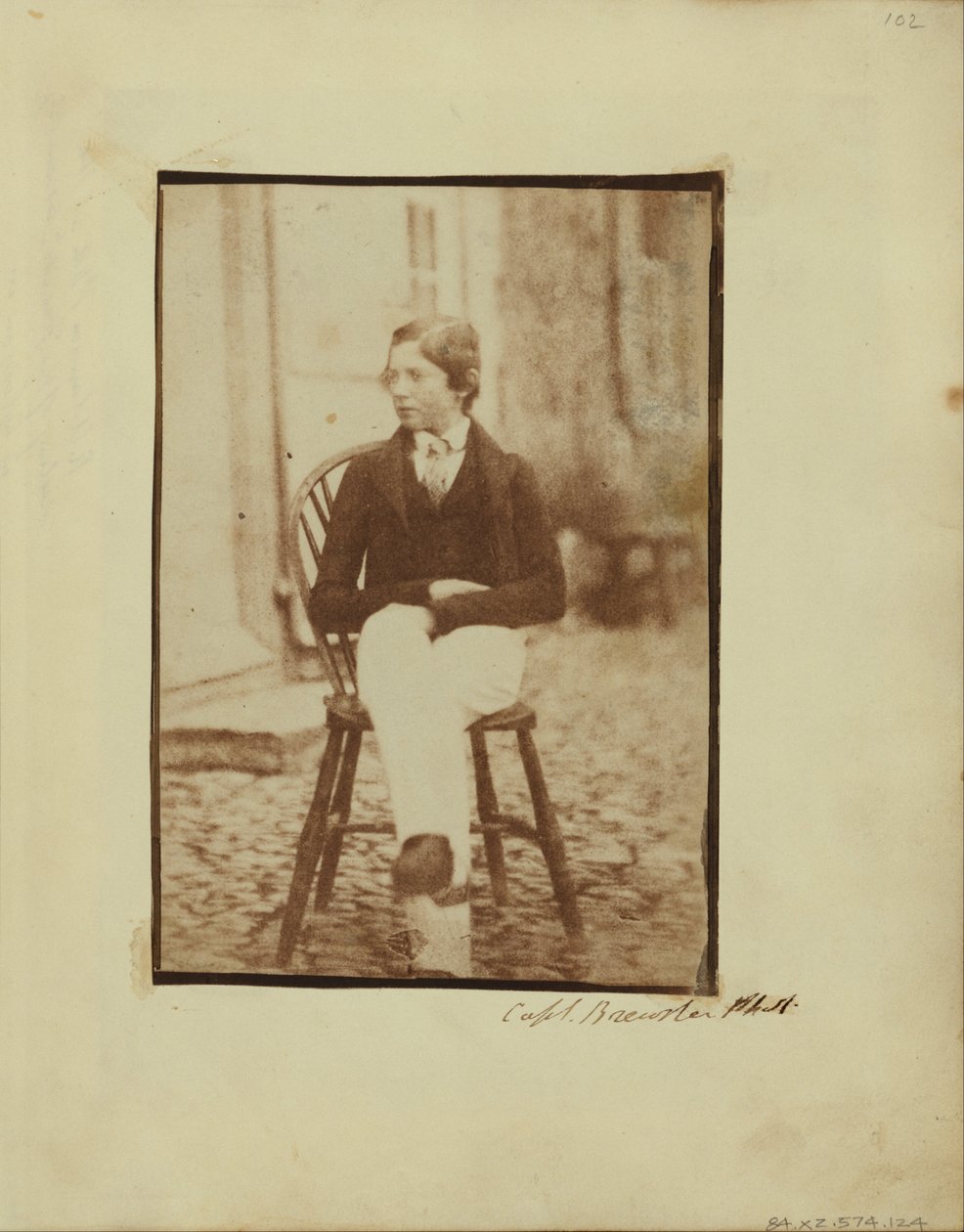Retrato de um Menino de Capt. Henry Craigie Brewster