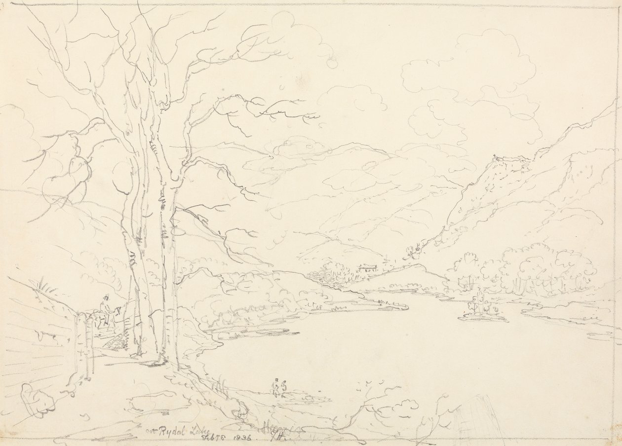 Em Rydal Lake, 8 de Fevereiro de 1836 de Capt. Thomas Hastings