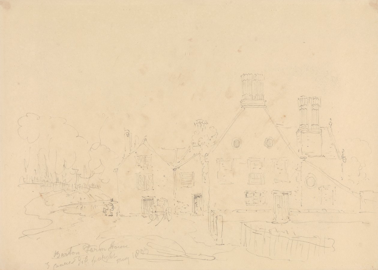 Barton Farm House, East Cowes, Isle of Wight, Maio de 1833 de Capt. Thomas Hastings