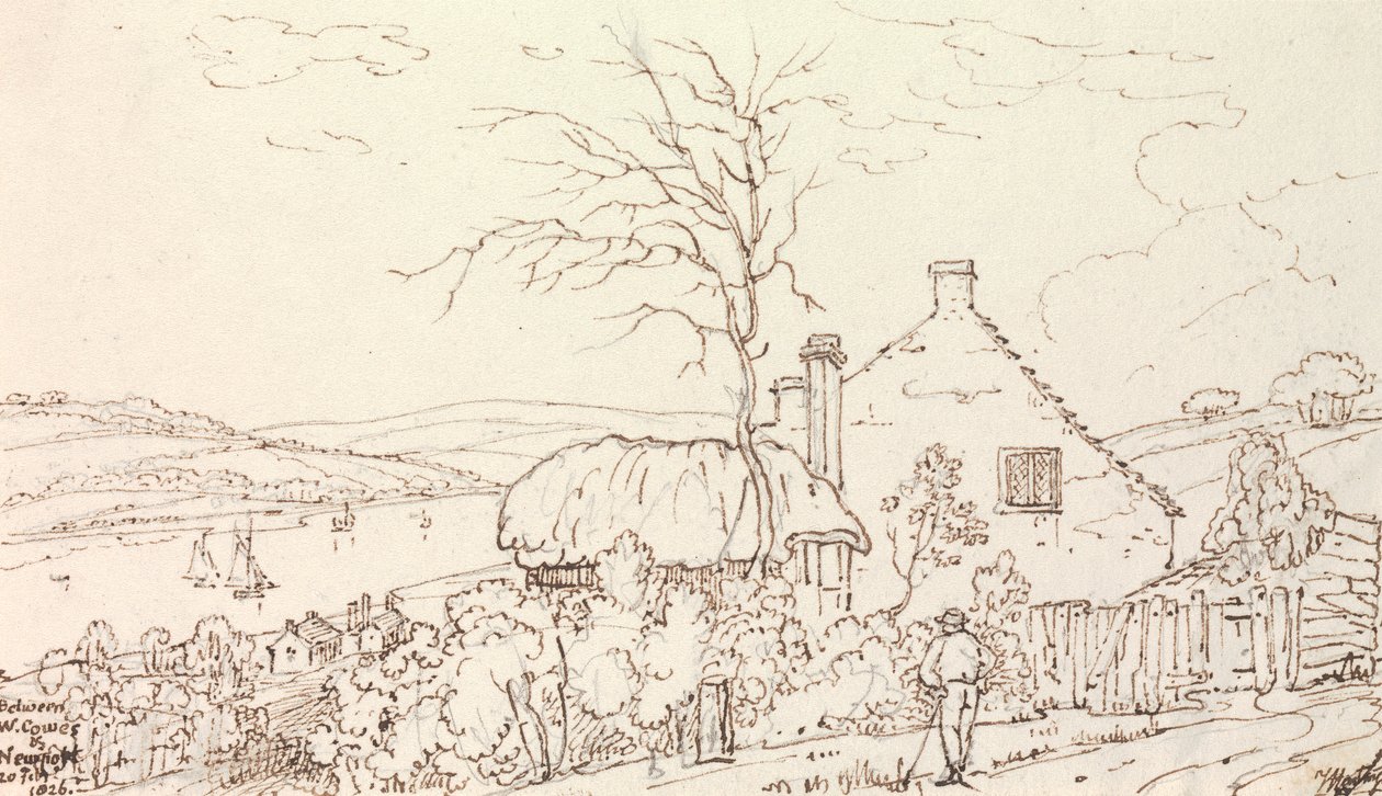 Entre West Cowes e Newport, 20 de Fevereiro de 1826 de Capt. Thomas Hastings
