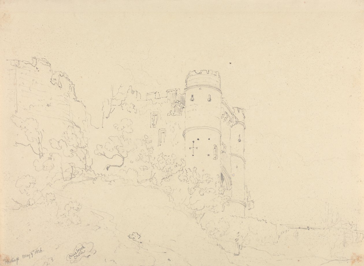 Castelo de Carisbrooke, 9 de Maio de 1826 de Capt. Thomas Hastings