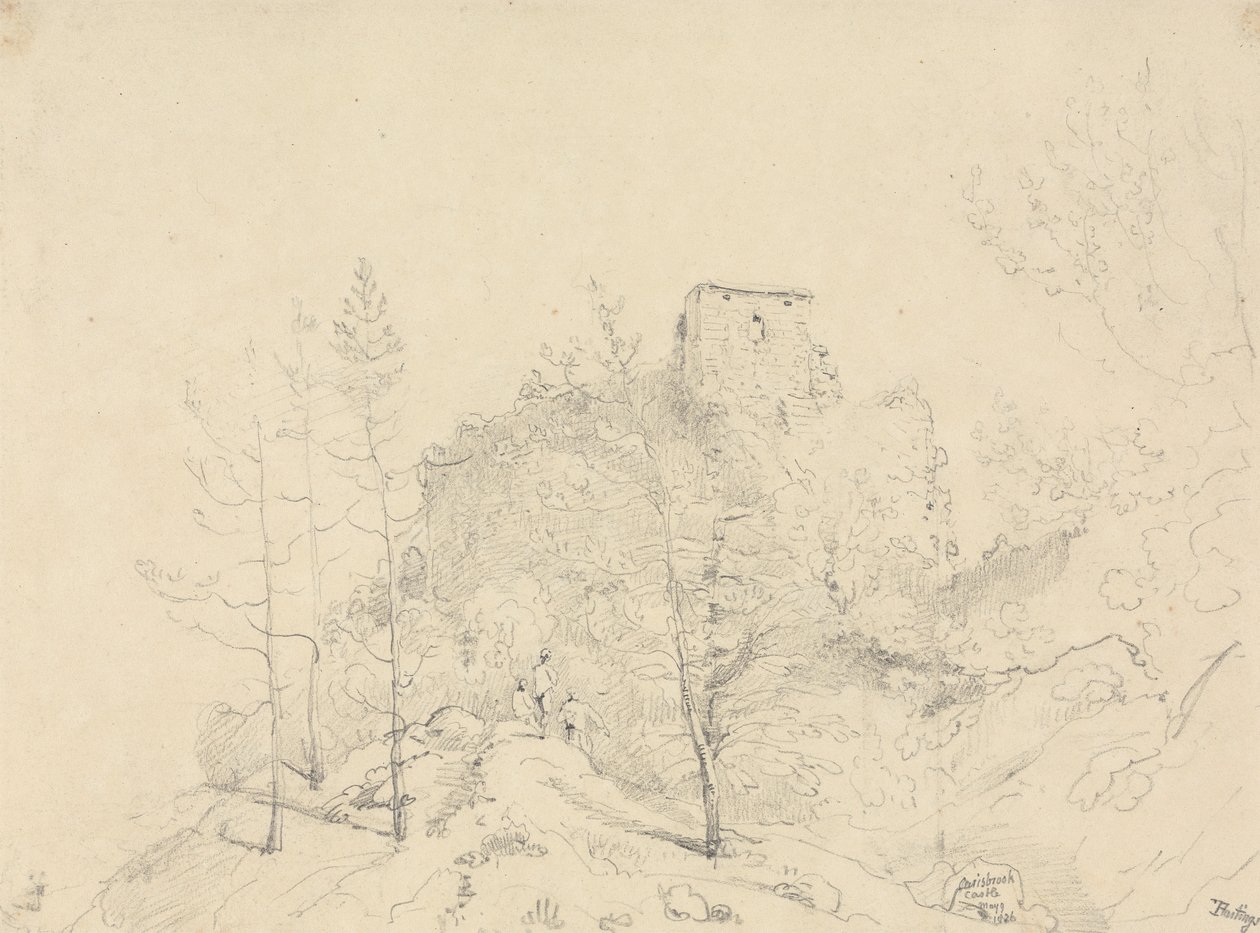Castelo de Carisbrooke, 9 de Maio de 1826 de Capt. Thomas Hastings