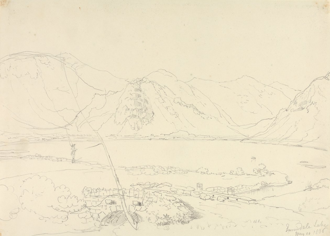 Lago Ennerdale, 10 de Maio de 1836 de Capt. Thomas Hastings