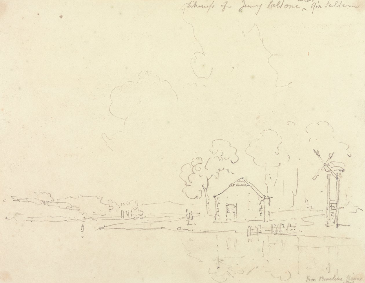 Do Rio Beaulieu, Hampshire de Capt. Thomas Hastings