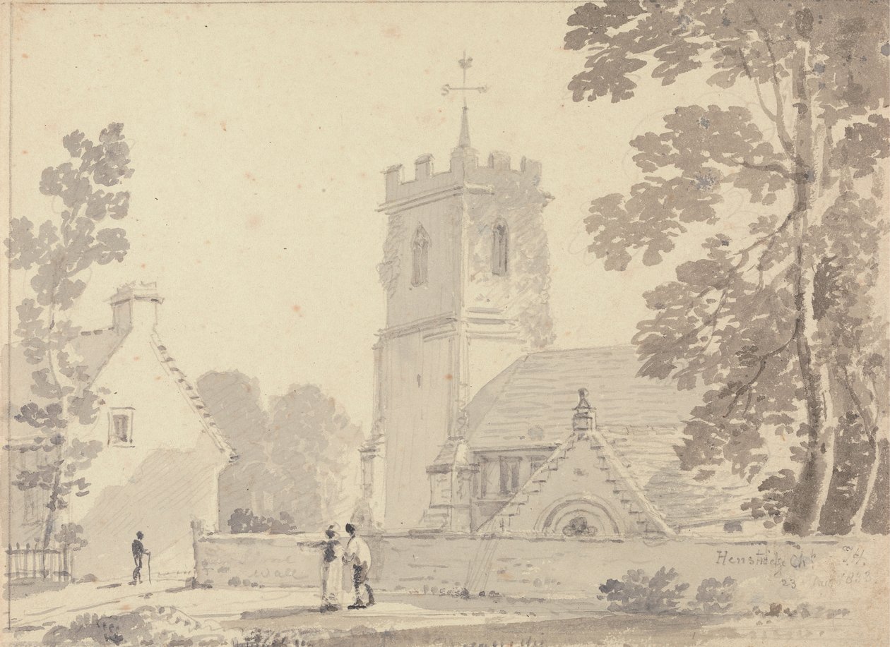 Igreja de Henstridge, 23 de Agosto de 1833 de Capt. Thomas Hastings