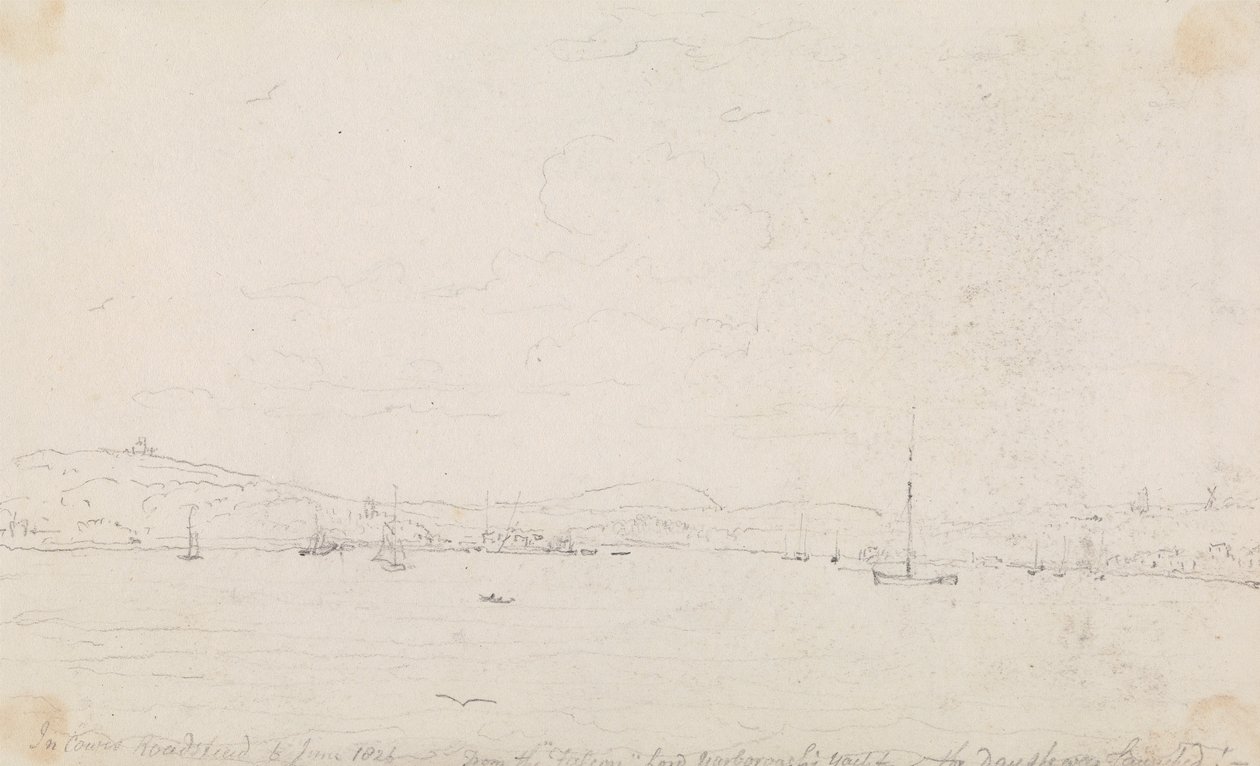 Em Cowes Roadstead, 6 de Junho de 1826, do 