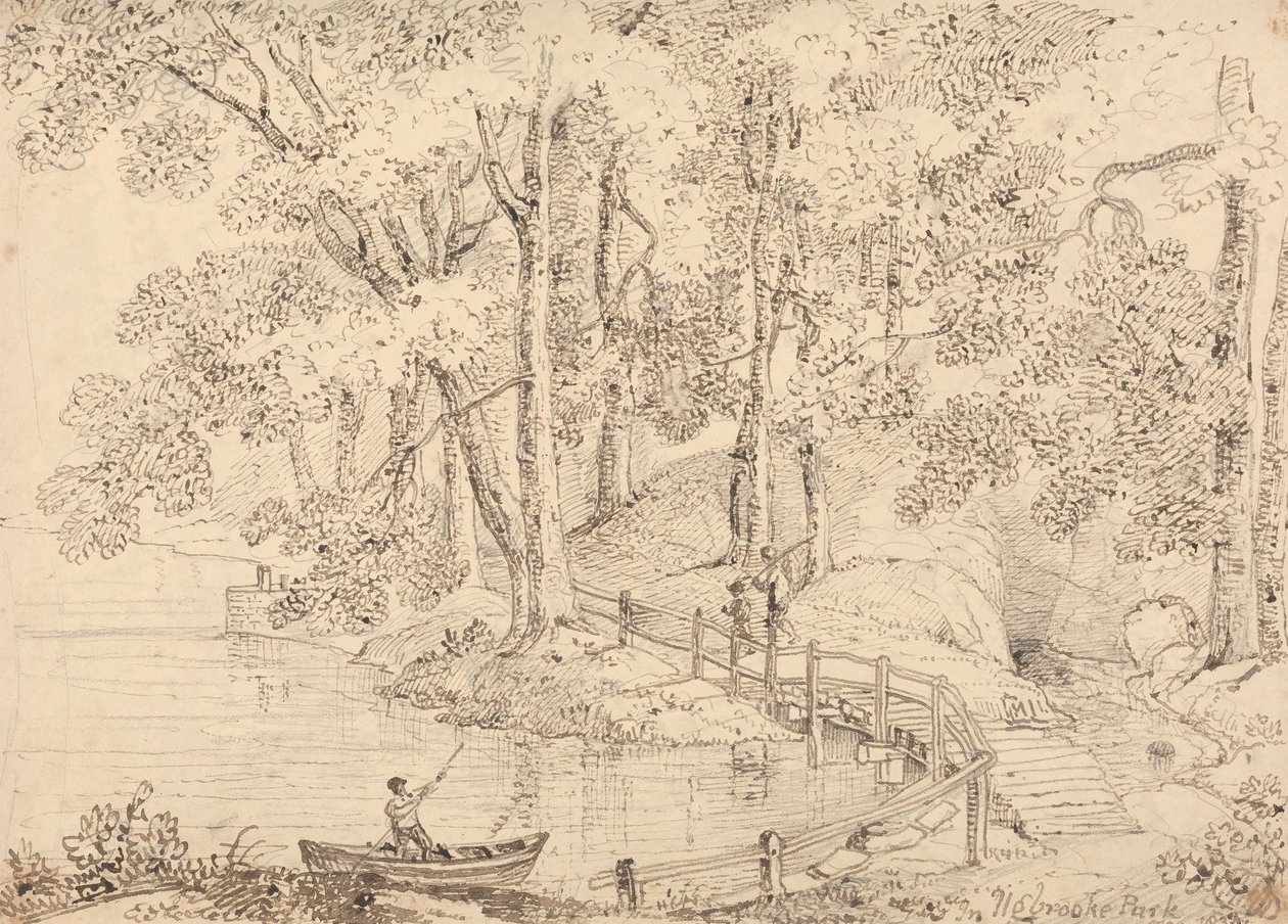 Em Ugbrooke Park, Maio de 1833 de Capt. Thomas Hastings