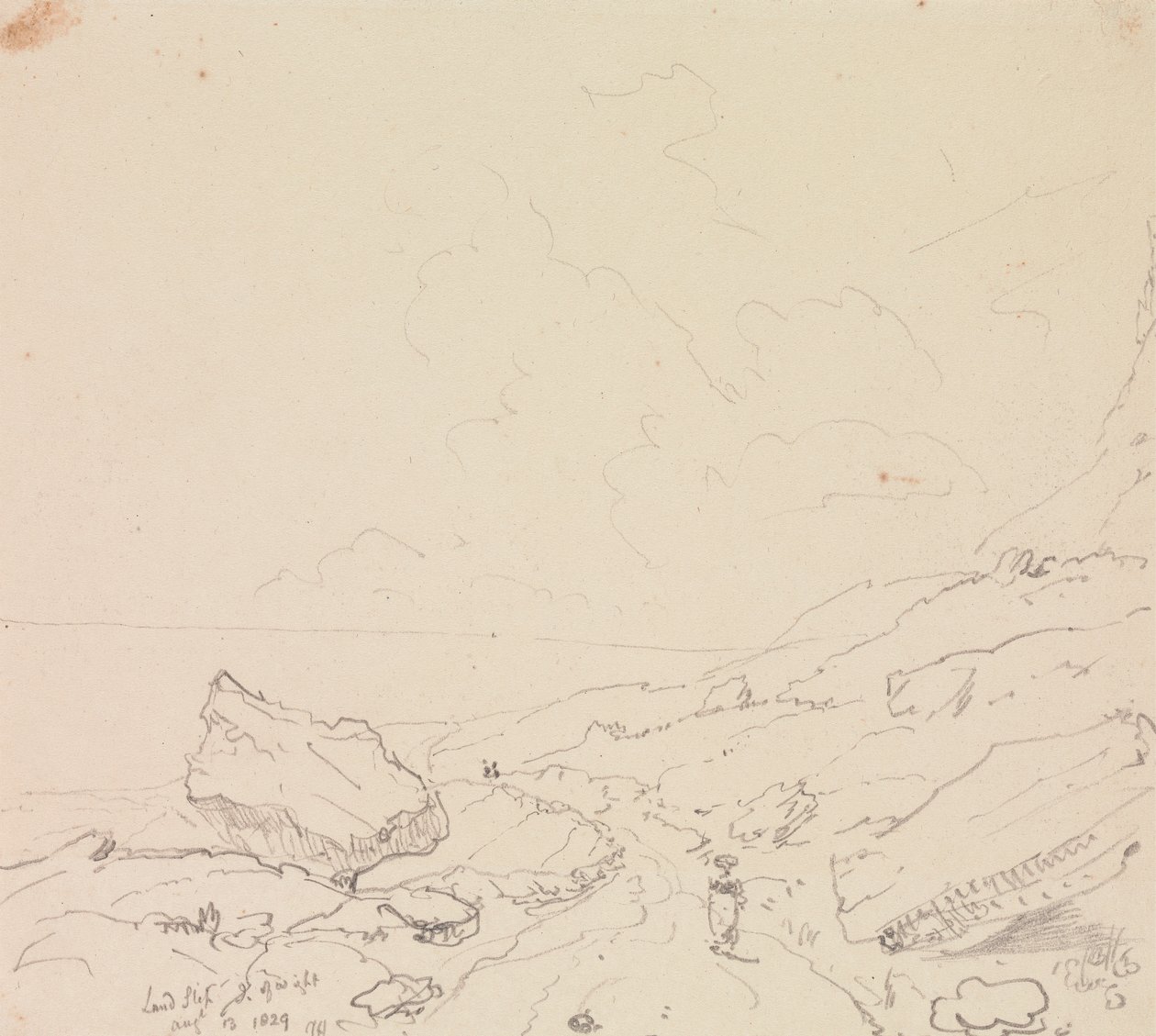 Landslip, Isle of Wight, 13 de Agosto de 1829 de Capt. Thomas Hastings