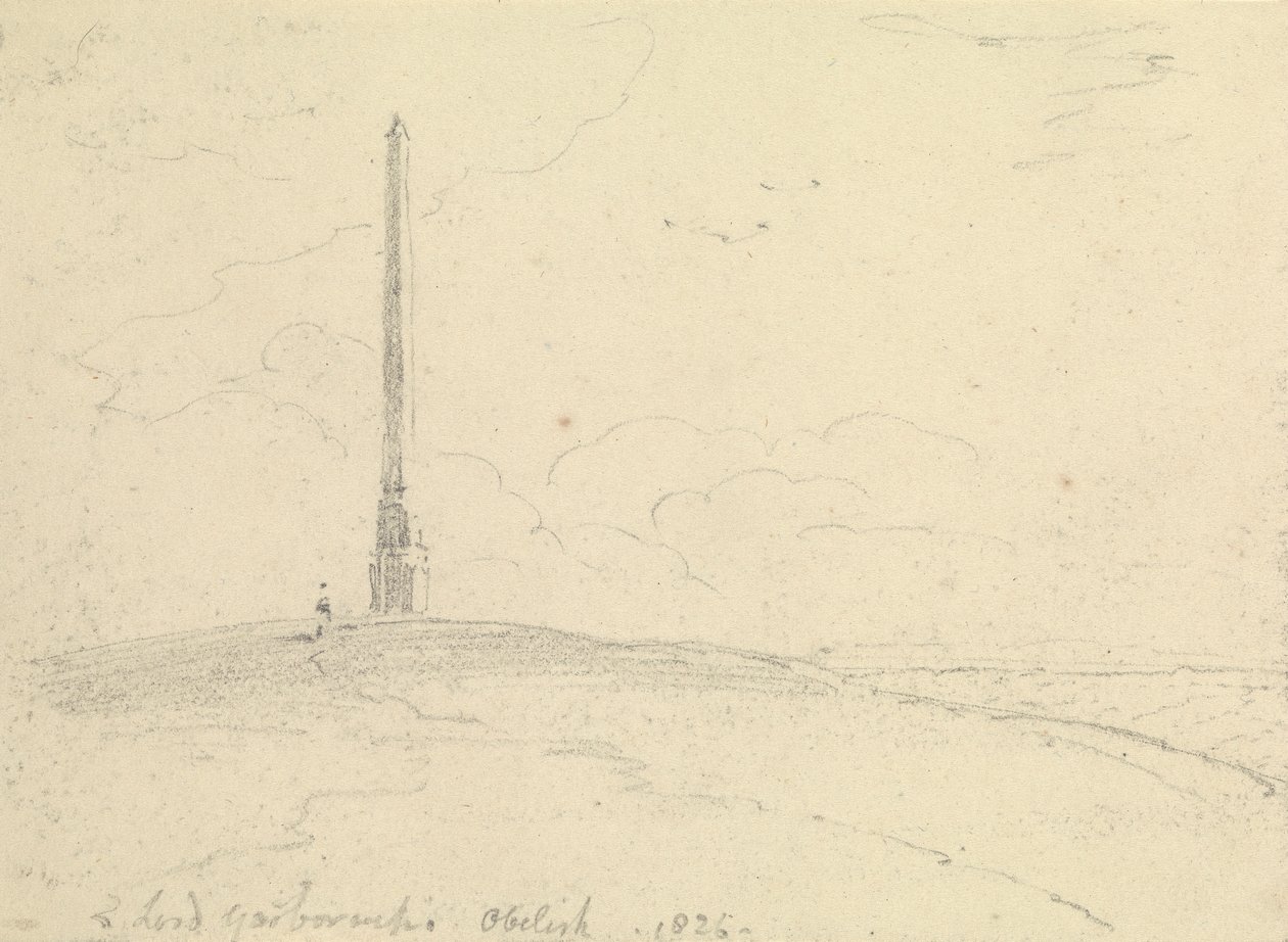 O Obelisco de Lord Yarborough de Capt. Thomas Hastings