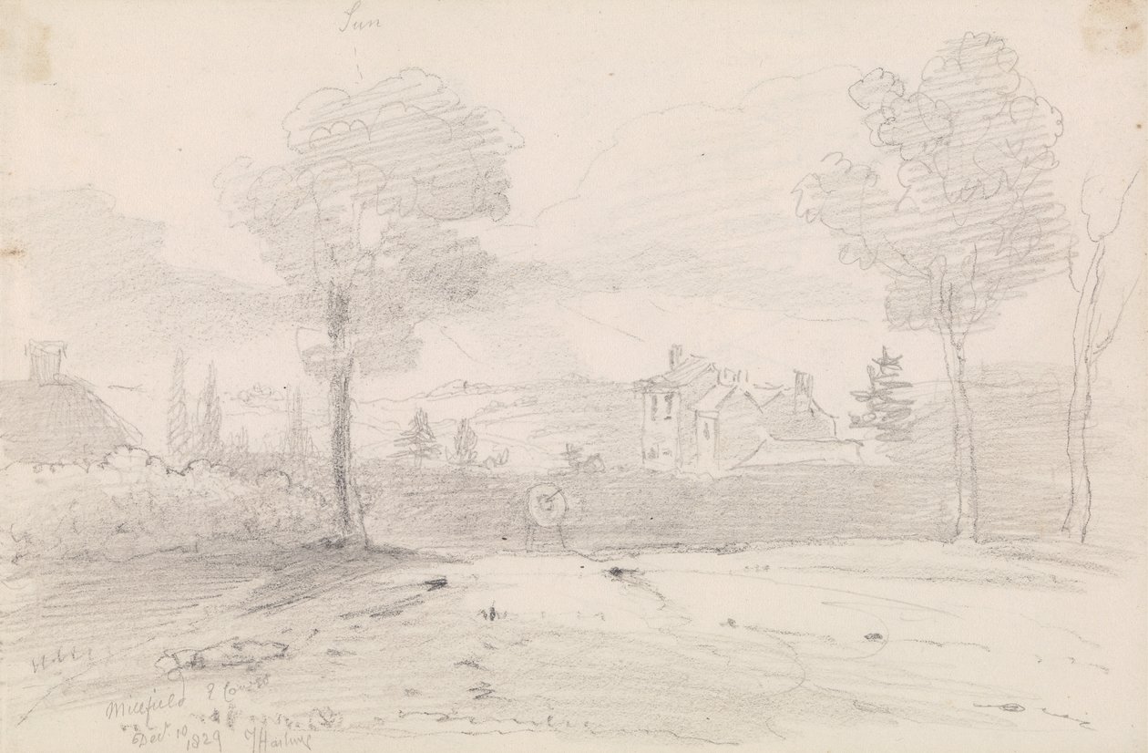 Millfield, East Cowes, 10 de Dezembro de 1829 de Capt. Thomas Hastings