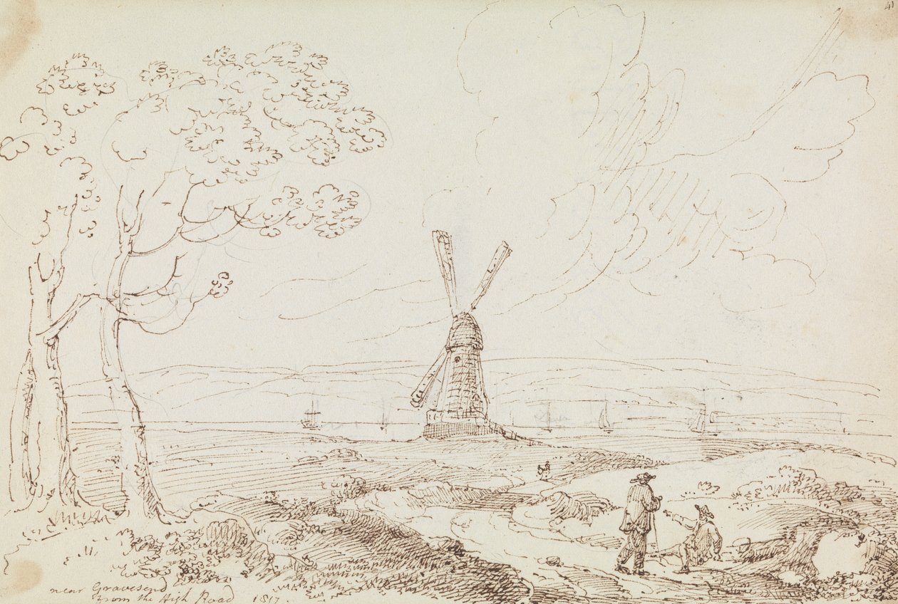 Perto de Gravesend, a partir da Estrada Alta de Capt. Thomas Hastings