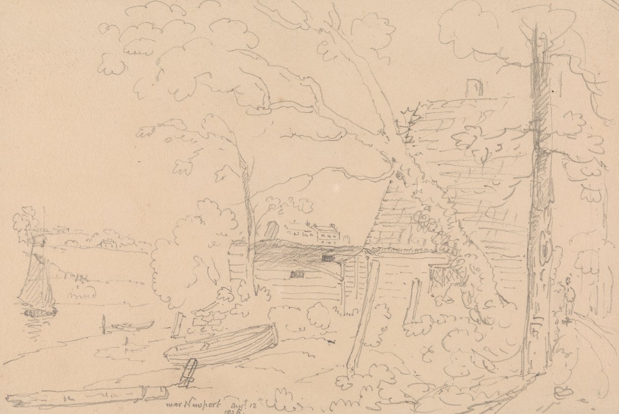 Perto de Newport, 12 de Agosto de 1826 de Capt. Thomas Hastings