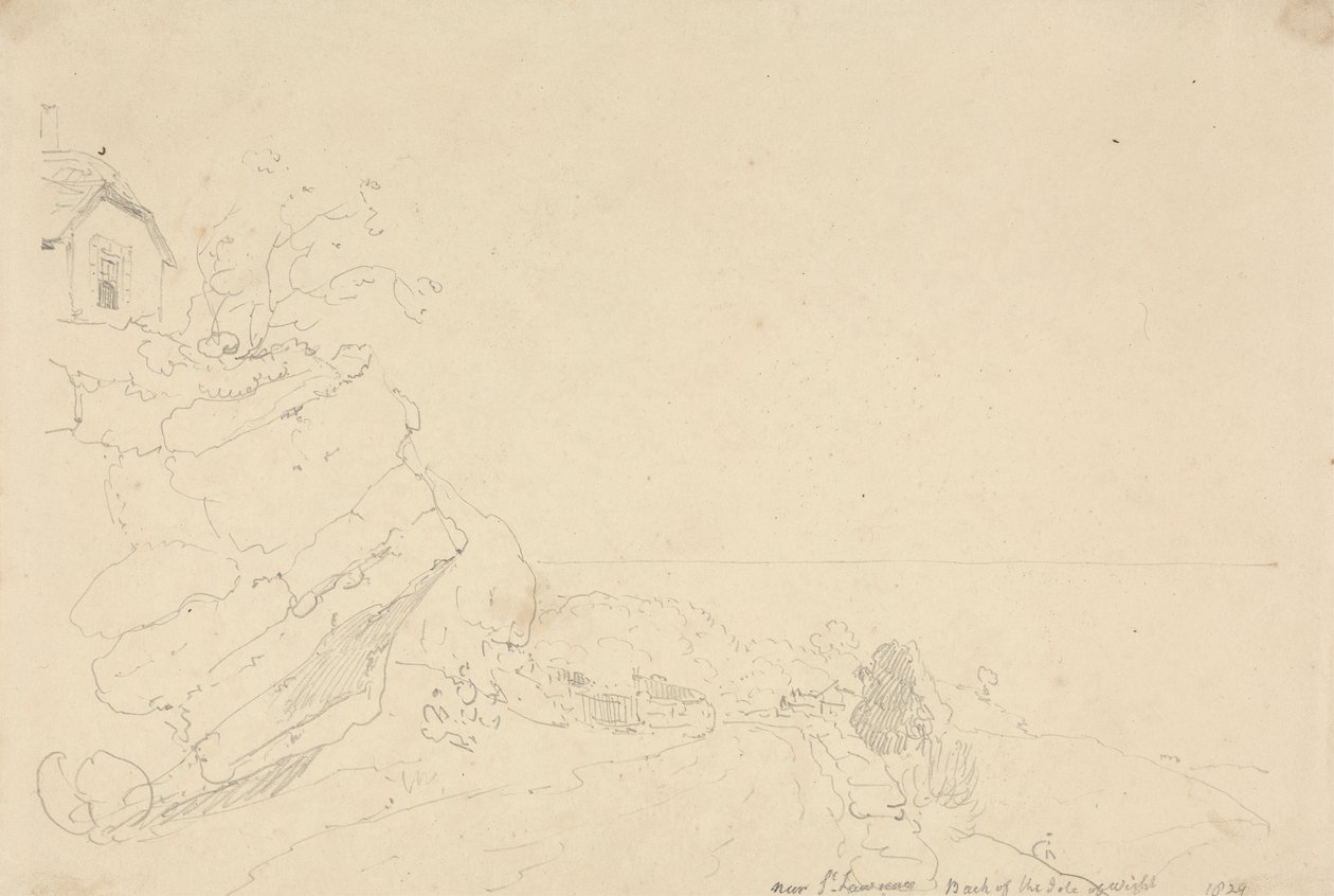 Perto de Saint Lawrence, Isle of Wight de Capt. Thomas Hastings