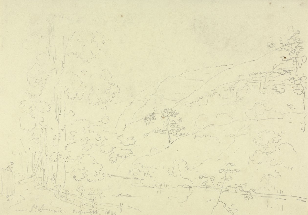 Perto de Saint Lawrence, Isle of Wight de Capt. Thomas Hastings