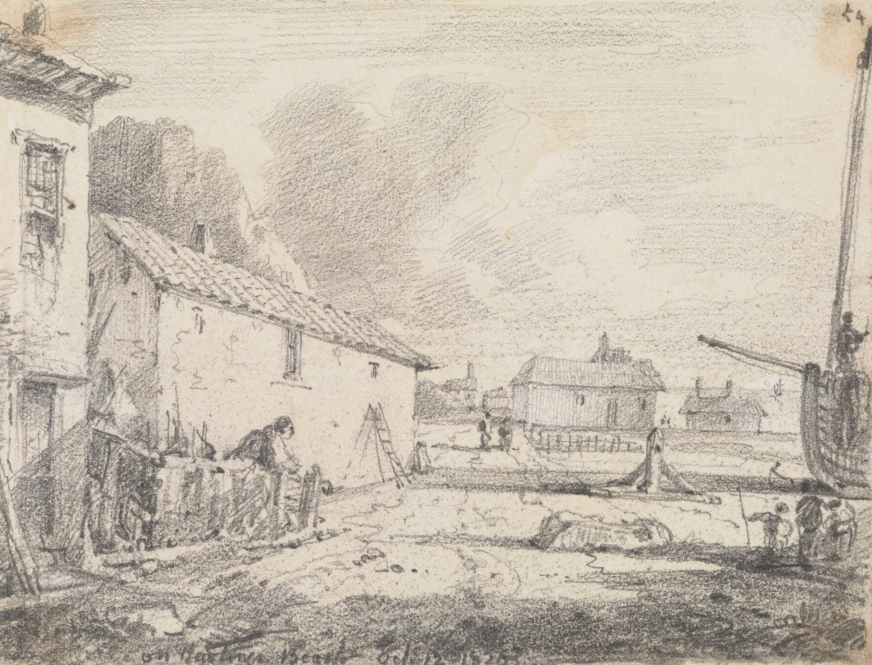 Em Hastings Beach, 12 de Outubro de 1820 de Capt. Thomas Hastings