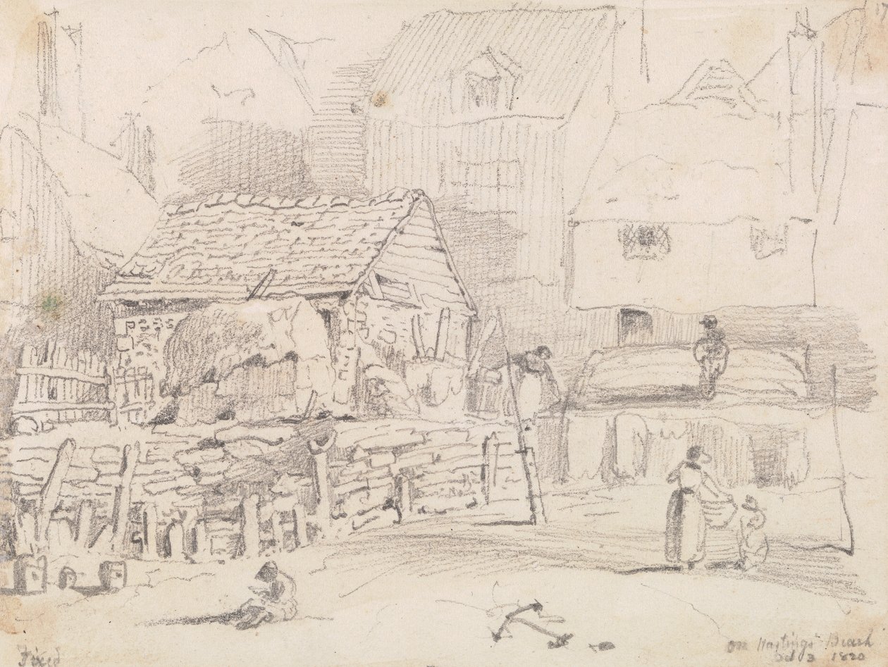 Em Hastings Beach, 3 de Outubro de 1820 de Capt. Thomas Hastings