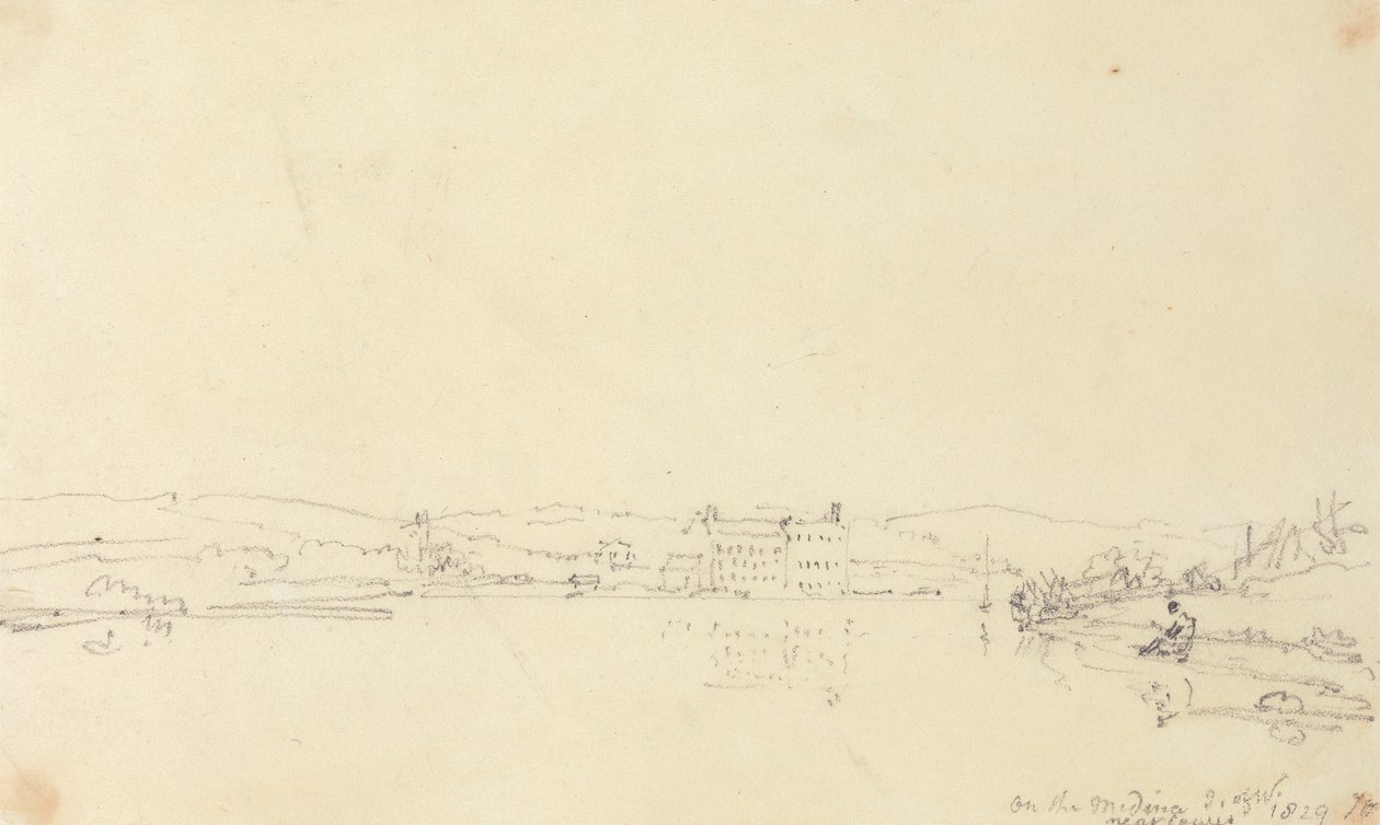 Na Medina, perto de Cowes, Isle of Wight de Capt. Thomas Hastings