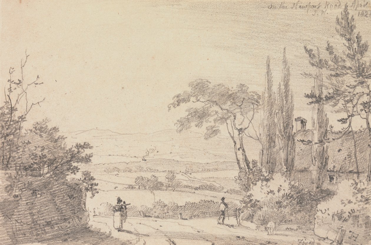 Na Newport Road, Abril de 1826 de Capt. Thomas Hastings