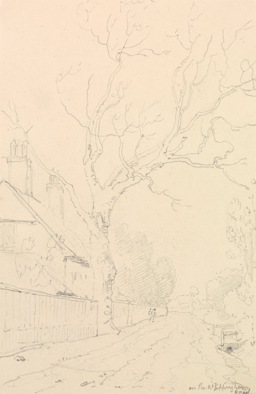 Na estrada de Whippingham, Ilha de Wight de Capt. Thomas Hastings