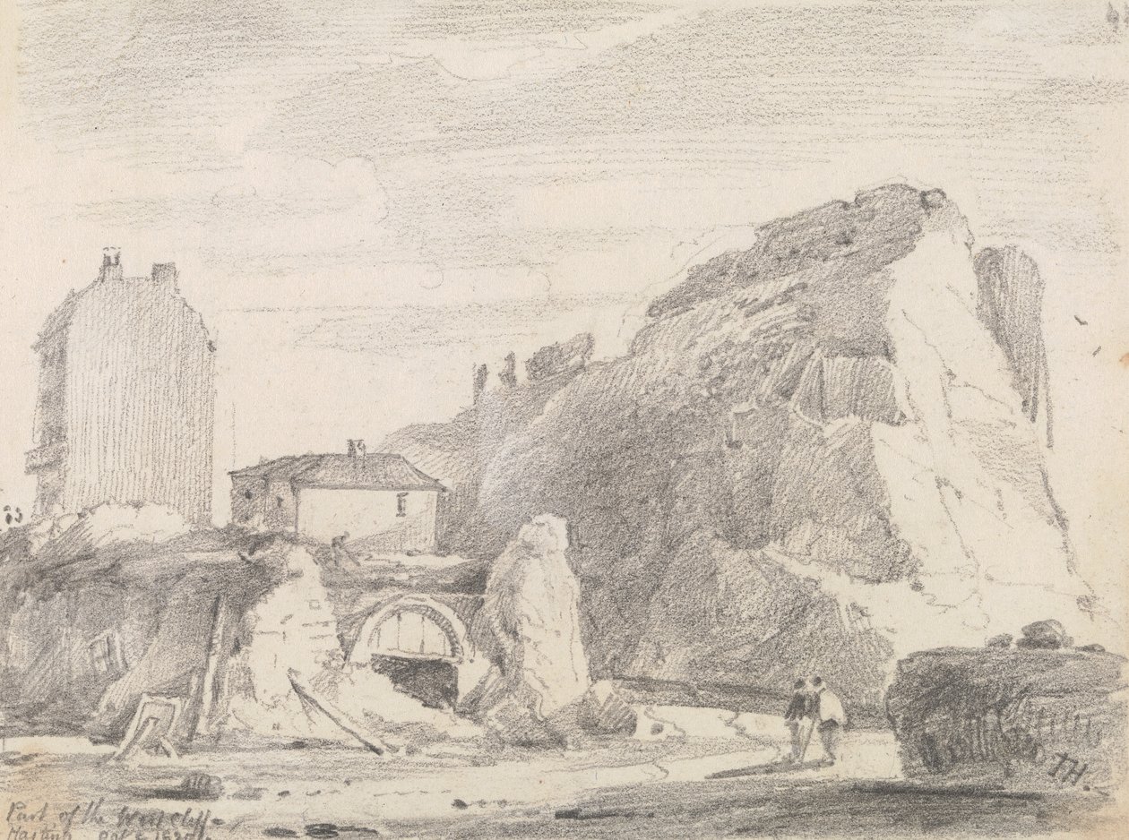 Parte do Penhasco Oeste, Hastings, 8 de Outubro de 1820 de Capt. Thomas Hastings