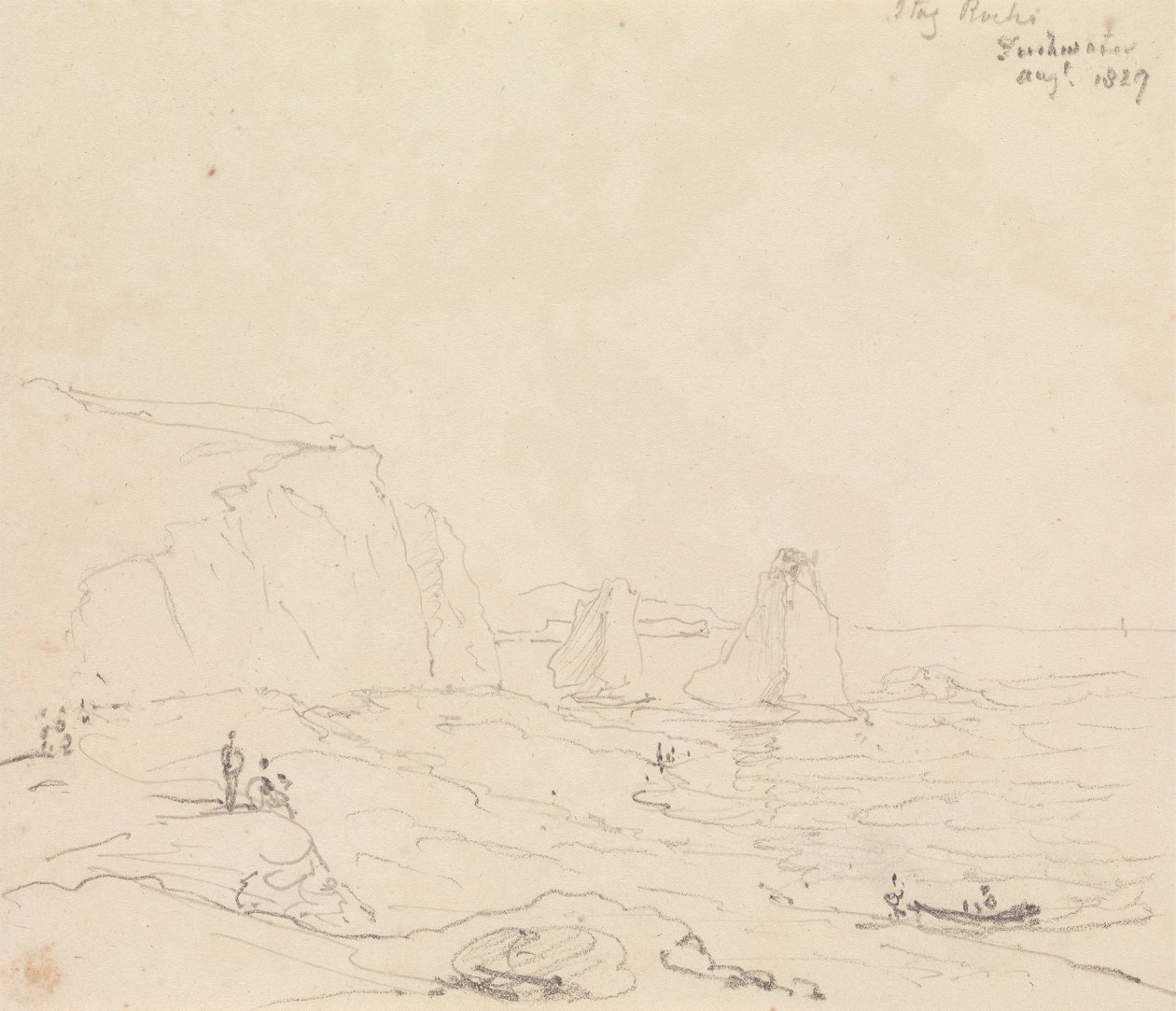 Stag Rocks, Água Doce, Agosto de 1827 de Capt. Thomas Hastings