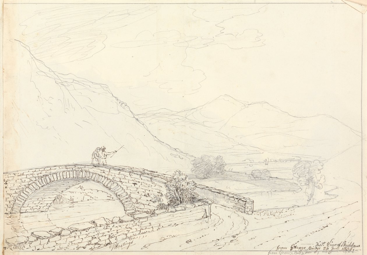 The Bowder Stone, Jaws of Borrowdale, sábado 27 de Junho de 1835 de Capt. Thomas Hastings